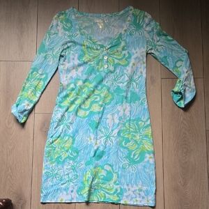 Lilly Pulitzer Palmetto Dress in a multi-colored floral print Sz XS